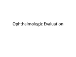Ophthalmologic Evaluation