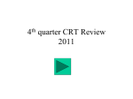 4th quarter CRT Review