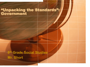 Unpacking the Standards