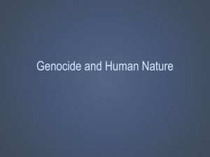 Humanities and Human Nature