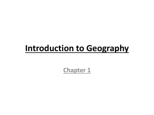 Human geography