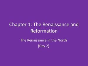 The Renaissance in the North - Day 2