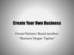 Create Your Own Business