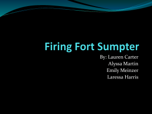 Firing Fort Sumpter