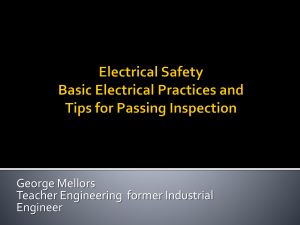 Electrical Safety Basic Electrical Practices and Tips for Passing