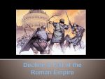 Decline of the Roman Empire - EDSS Ancient Civilizations