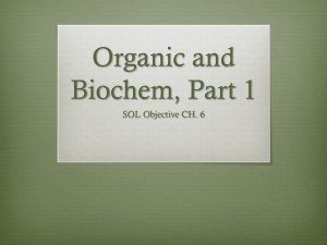 Organic and Biochem