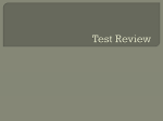 Test Review