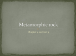 Metamorphic rock