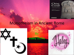 Monotheism in Ancient Rome