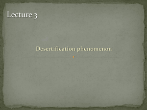 Advance desertification_Lecture 3