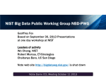 NIST Big Data Working Group