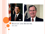 Reagan and Bush Sr. 1981-1993