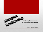 Strength and Conditioning Certifying Organizations