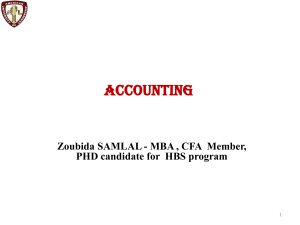 Introduction to Accounting