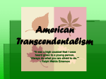 American Transcendentalism