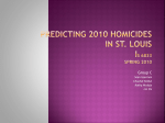 St. Louis Homicide Predictions
