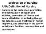 Socialization to professional nursing