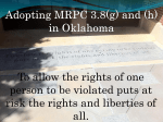 Adopting MRPC 3.8(g) and (h) in Oklahoma