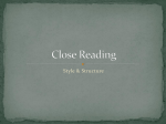 Close Reading - Nutley Public Schools