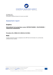 EPAR - Assessment Report - Variation - EMA