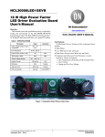 18 W High Power Factor LED Driver Evaluation Board