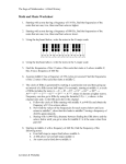 Math and Music Worksheet - The Saga of Mathematics: A Brief History