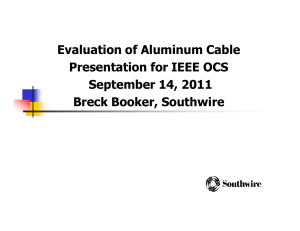 Aluminum-Copper Cable Presentation