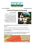 Terminology - Commercial Property | Cincinnati Land for Sale
