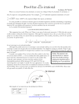 Proof that 2is irrational - Biblical Christian World View