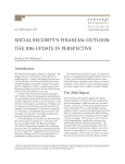 social security`s financial outlook