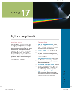 Light and Image Formation