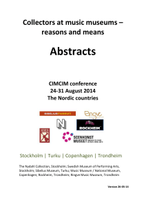 conference abstracts