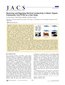 Measuring and Reporting Electrical Conductivity in Metal