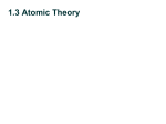 Atomic Theory PPT