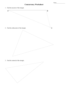 Concurrency Worksheet