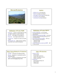 Biomass/Production