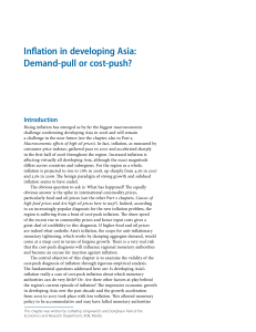 Inflation in Developing Asia: Demand-Pull or Cost