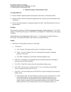 8. Political Economy of International Trade Learning - Rose