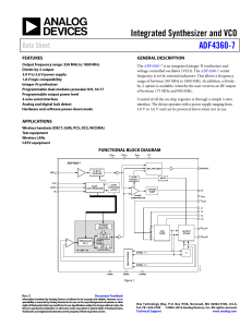 ADF4360-7 - Analog Devices