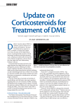 Update on Corticosteroids for Treatment of DME