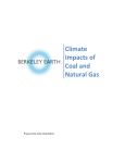 Climate Impacts of Coal and Natural Gas