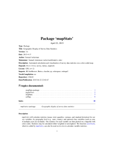 Package `mapStats`