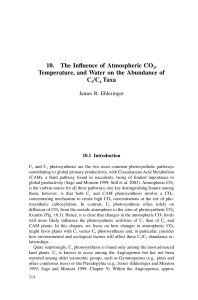 10. The Influence of Atmospheric CO2, Temperature, and Water on
