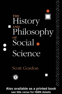 The History and Philosophy of Social Scienceee