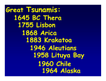 Great Tsunamis: