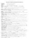 Laws/Definitions/Formulae