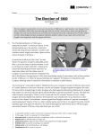 CommonLit | The Election of 1860