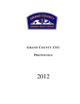 2012 Grand County EMS Protocols