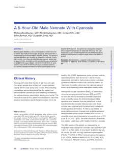 A 5-Hour-Old Male Neonate With Cyanosis